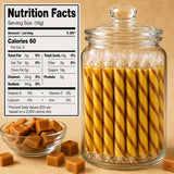 Old Fashioned Candy Sticks - Pack of 10 - Butterscotch - Individually Wrapped 5 in. Sticks - One 10 Count Box
