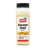 Badia Sesame Seed Hulled 16 oz - Nutty Mild Flavor for Baking, Cooking, Salads, & Breads