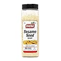 Badia Sesame Seed Hulled 16 oz - Nutty Mild Flavor for Baking, Cooking, Salads, & Breads