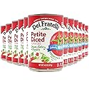 Dei Fratelli Petite Diced Tomatoes with Onion, Celery, and Peppers 14.5 oz. Cans, 12 pack) - Vine-Ripened - Non GMO, Gluten-Free