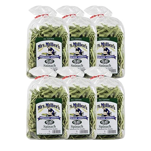 Mrs. Miller's Homemade Noodles, Garlic-Parsley, 14 OZ (Pack of 6)