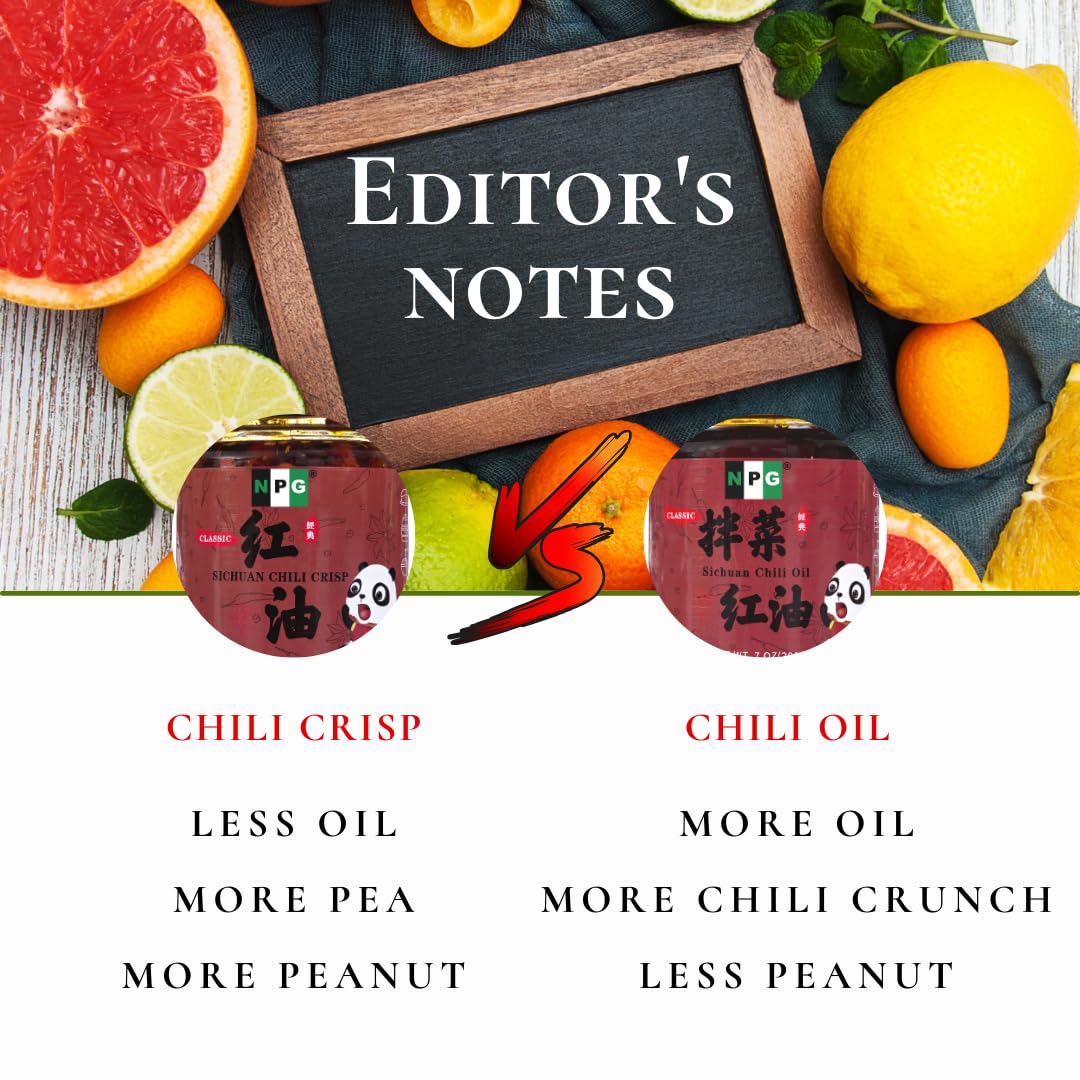 NPG Sichuan Chili Crisp Oil with Chili Crunch 7 oz