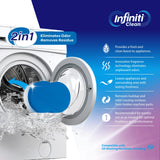 Infiniti Clean Washing Machine Cleaner Tablets 24 Pack - 16.9oz Washing Machine Cleaner Top Load, Septic Safe Washer Machine Cleaner Tablets, HE