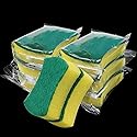 Kheoxusa 280 Pack Individually Wrapped Sponges,Sponge Individually Wrapped,Individually Wrapped Kitchen Sponges for Home Kitchen Scrub Dish Dishes