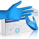 PEIPU Nitrile Disposable Gloves??Large,100 Pack Powder Free, Cleaning Service Gloves, Latex Free,4Mil,