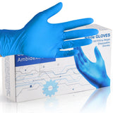PEIPU Nitrile Disposable Gloves??Large,100 Pack Powder Free, Cleaning Service Gloves, Latex Free,4Mil,