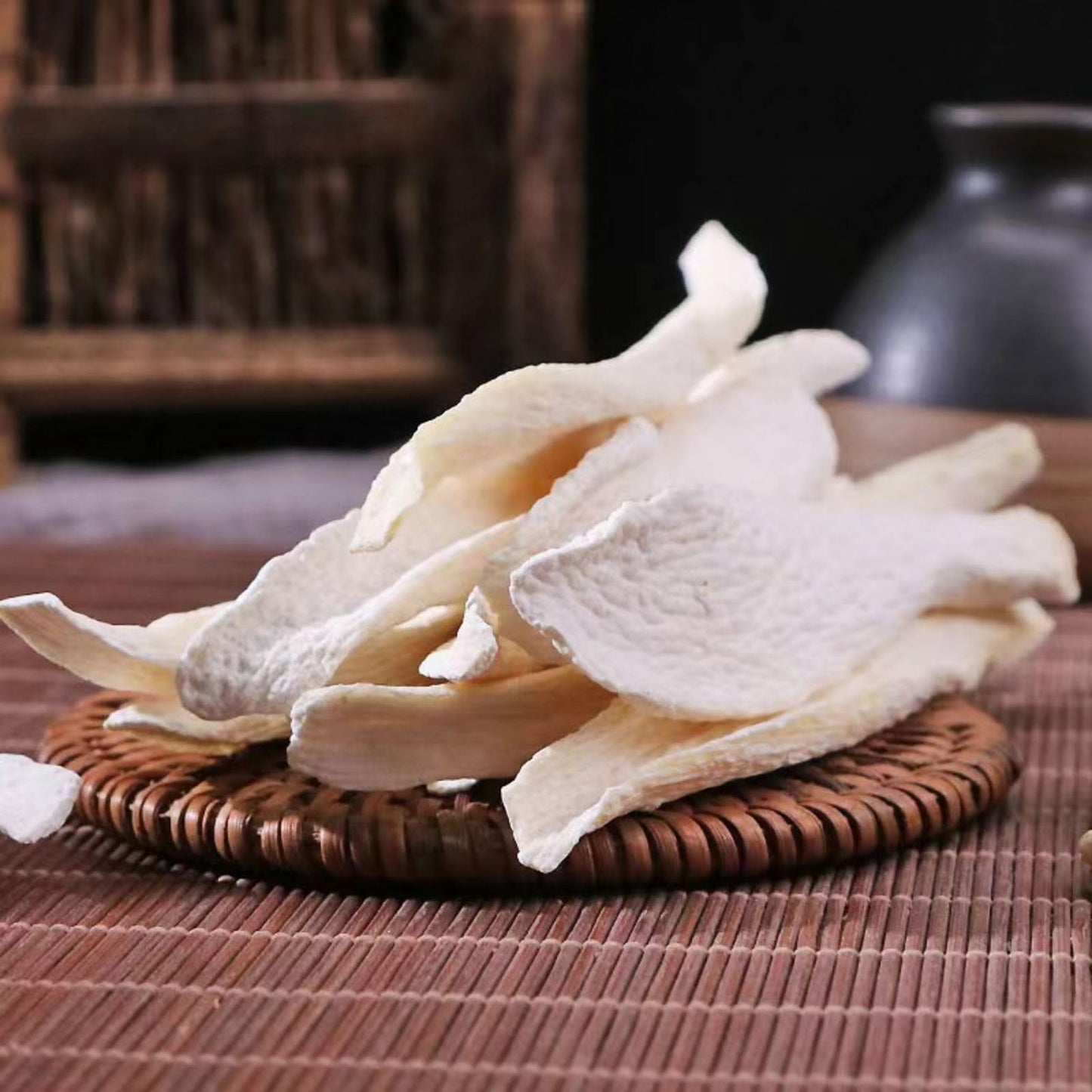 Sweet Post Dried Chinese Yam Slice - Wild Yam Root for Natural Health Herbal Tea,Congee and Soup Ingredients shanyao ???? ??? ??? ???? 16OZ