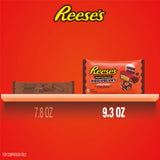 REESE'S Miniatures Red Velvet Flavored Milk Chocolate Peanut Butter Cups, Valentine's Candy Bag, 9.3 oz