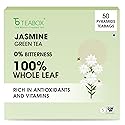 Teabox Premium Darjeeling Green Tea With Jasmine Flowers| 100% Whole Leaf & 0% Bitterness | Green Tea From The Himalayas | 50 Tea Bags (Low Caffeine)
