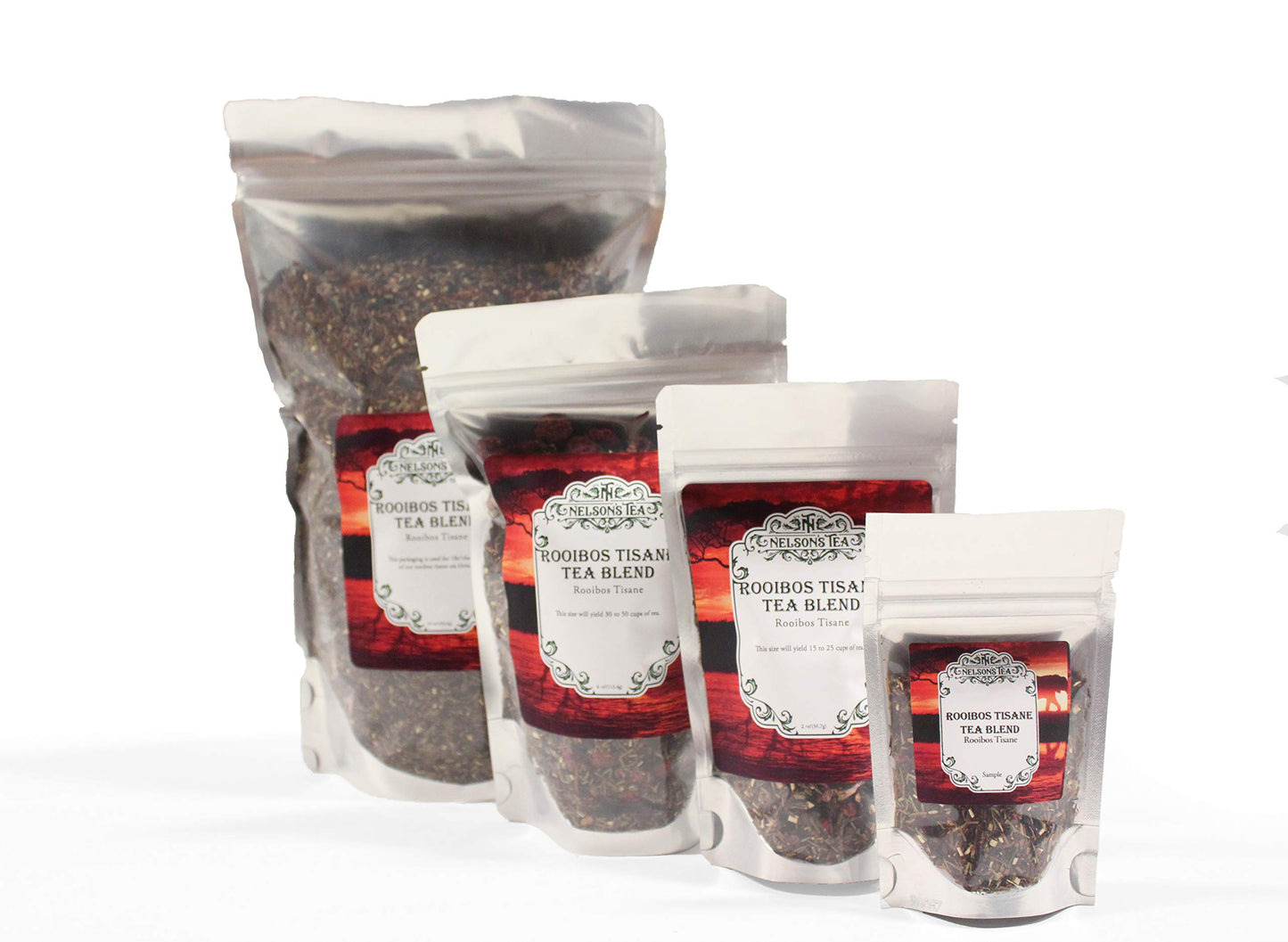 Nelson's Tea - Caramel Apple - Rooibos Loose Leaf Tea - Caffeine Free - Red Rooibos, cinnamon chips, caramel chips, dried apples, and marigold - 2 oz.