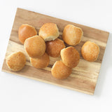 WiO SmartFoods™ Hamburger Buns, 16-Count Low-Carb, Fat-Free, Keto-Friendly, Fluffy & Delicious, All-Natural, Perfect for Burgers & Sandwiches, (2