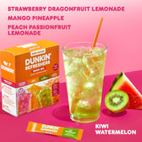 Dunkin’ Zero Sugar Refreshers Singles To Go! Powdered Drink Mix, 40 Ct Variety Pack, Energy from Green Tea, Aspartame-Free, Just Add Water