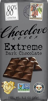 Chocolove, Chocolate Bar Extreme Dark 88%, 3.2 Ounce