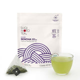 SUGIMOTO TEA Japanese Organic Sencha with Matcha Green Tea Bags 12 Count