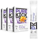PURE KICK Energy Singles To Go Drink Mix, Mango Acai, 6 Count (Pack of 3)