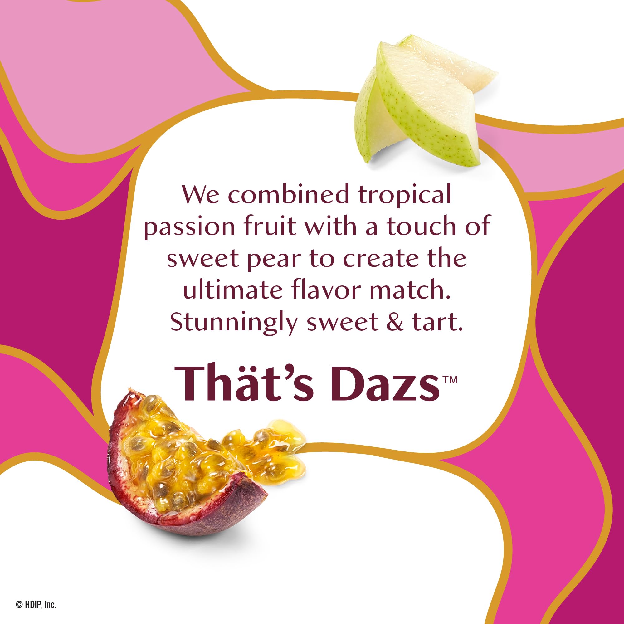 Haagen Dazs Passionfruit and Sweet Pear Sorbet, 14oz