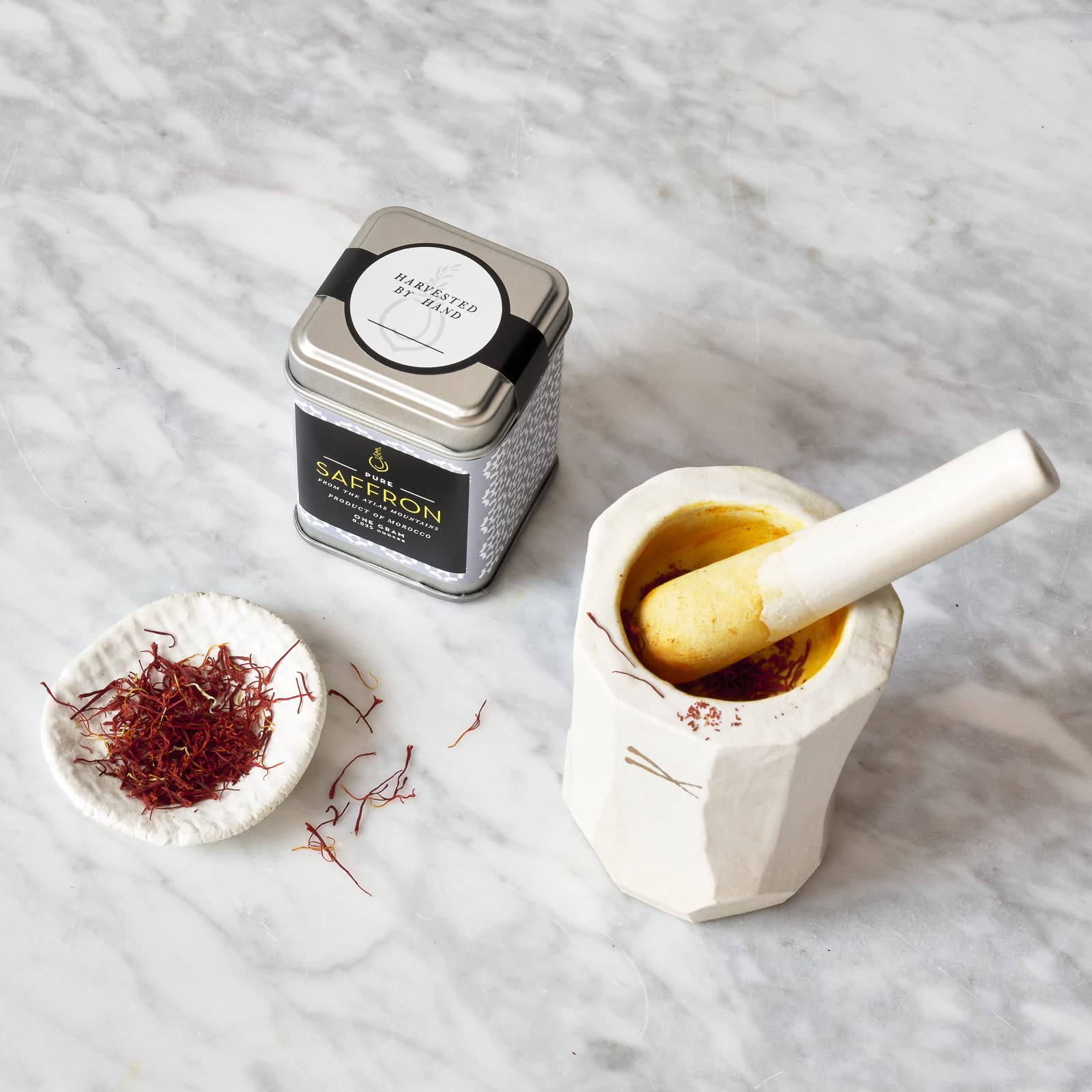 Villa Jerada, Moroccan Saffron, from the Atlas Mountains - 2 Gram Tin (Pack of 1) (SAFFRON 1 TIN)