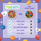 YumEarth Valentine's Choco Yums, 15 Individually Wrapped Snack Packs, Allergy Friendly, Gluten Free, Non-GMO, Vegan, No Artificial Dyes (7.5 Ounce