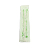 Jaya 100% Compostable 6.5" Heavy Duty Cutlery, Indv. Wrapped Spoon, White, 750-Count Case