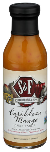 SCHLOTTERBECK & FOSS Caribbean Mango Sauce, 12 FZ