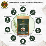 Spice Magic Arrowroot Powder 8 oz (226 g) | Premium Gluten-Free Thickener | Ideal for Sauces, Gravies, Baking & Soups | Cornstarch Substitute