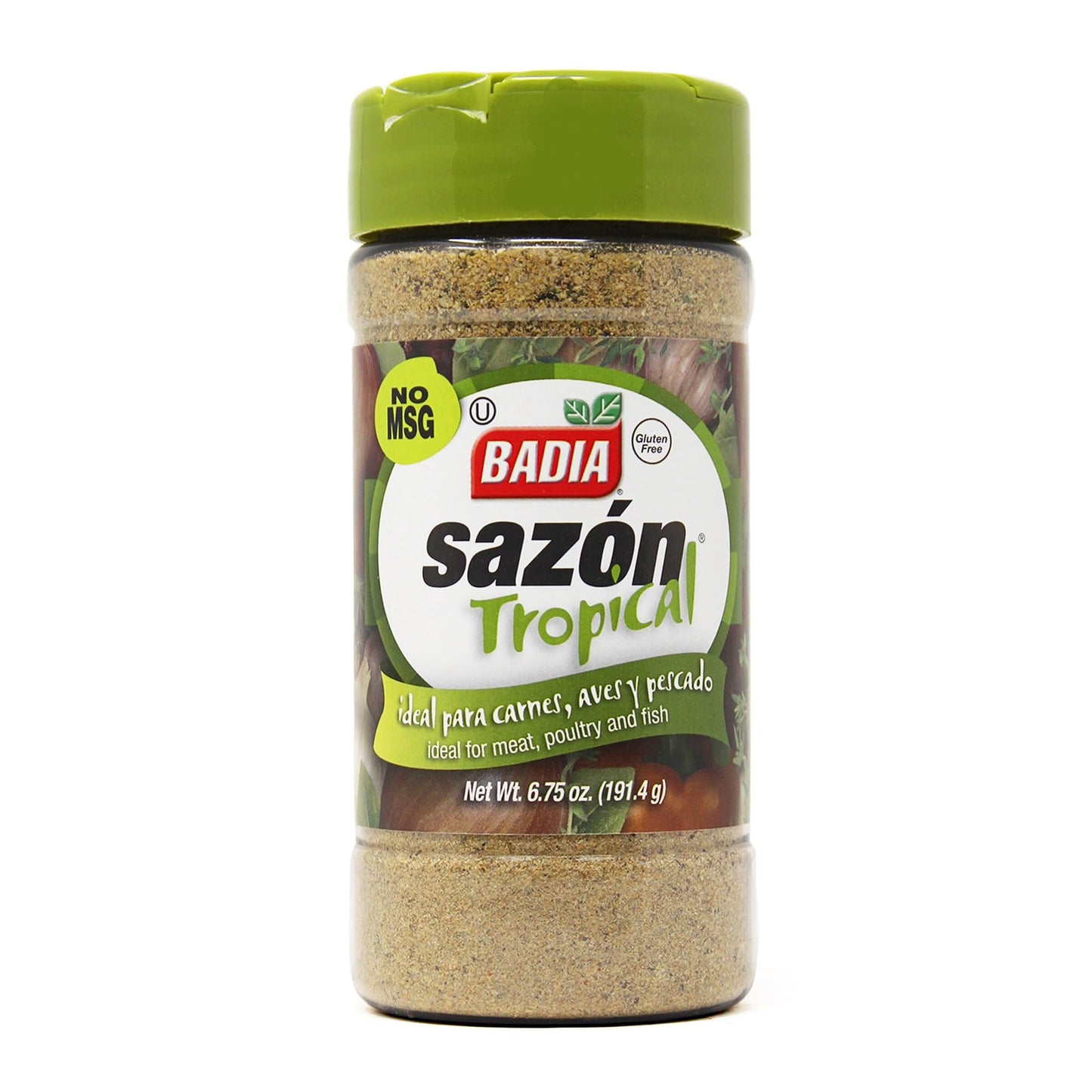 Badia Sazon Tropical, 6.75 oz - Zesty Blend for Meats, Poultry & Seafood