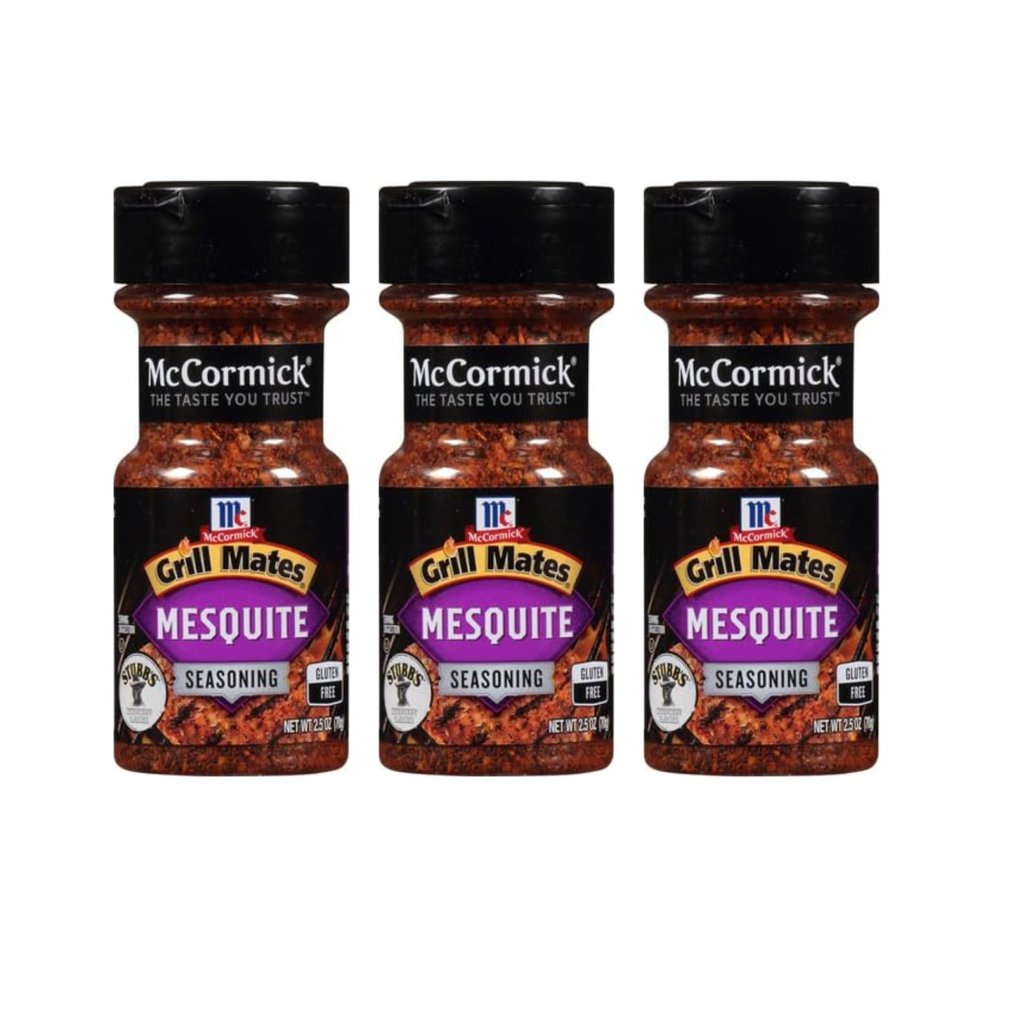 Mccormick Grill Mates Mesquite, 2.5 Oz. Bottles Varies By Product, (Pack of 3 Bottles)