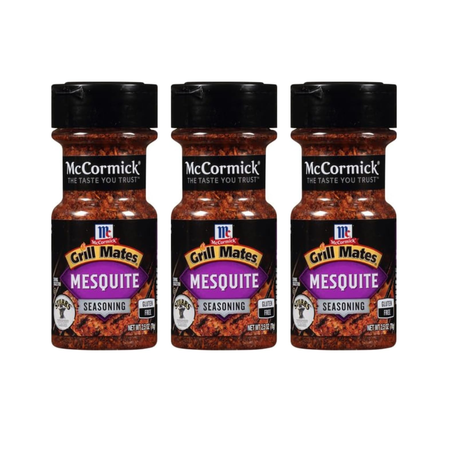 Mccormick Grill Mates Mesquite, 2.5 Oz. Bottles Varies By Product, (Pack of 3 Bottles)