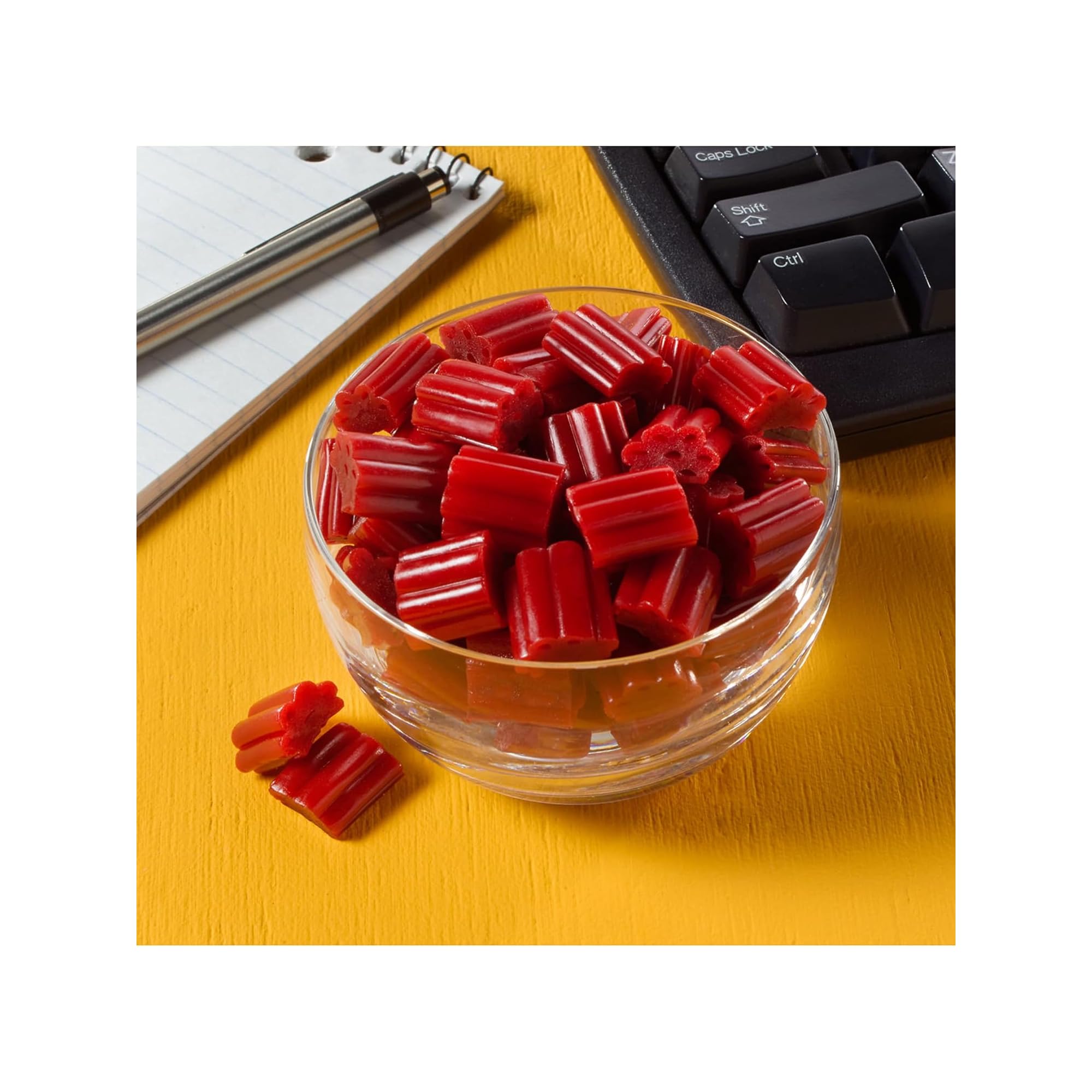 Twizzlers Cherry Nibs - Pack of 6 - Chewy Candy - Perfect for Sharing with Friends or Family or For Stocking the Pantry - Delicious Classic Flavor