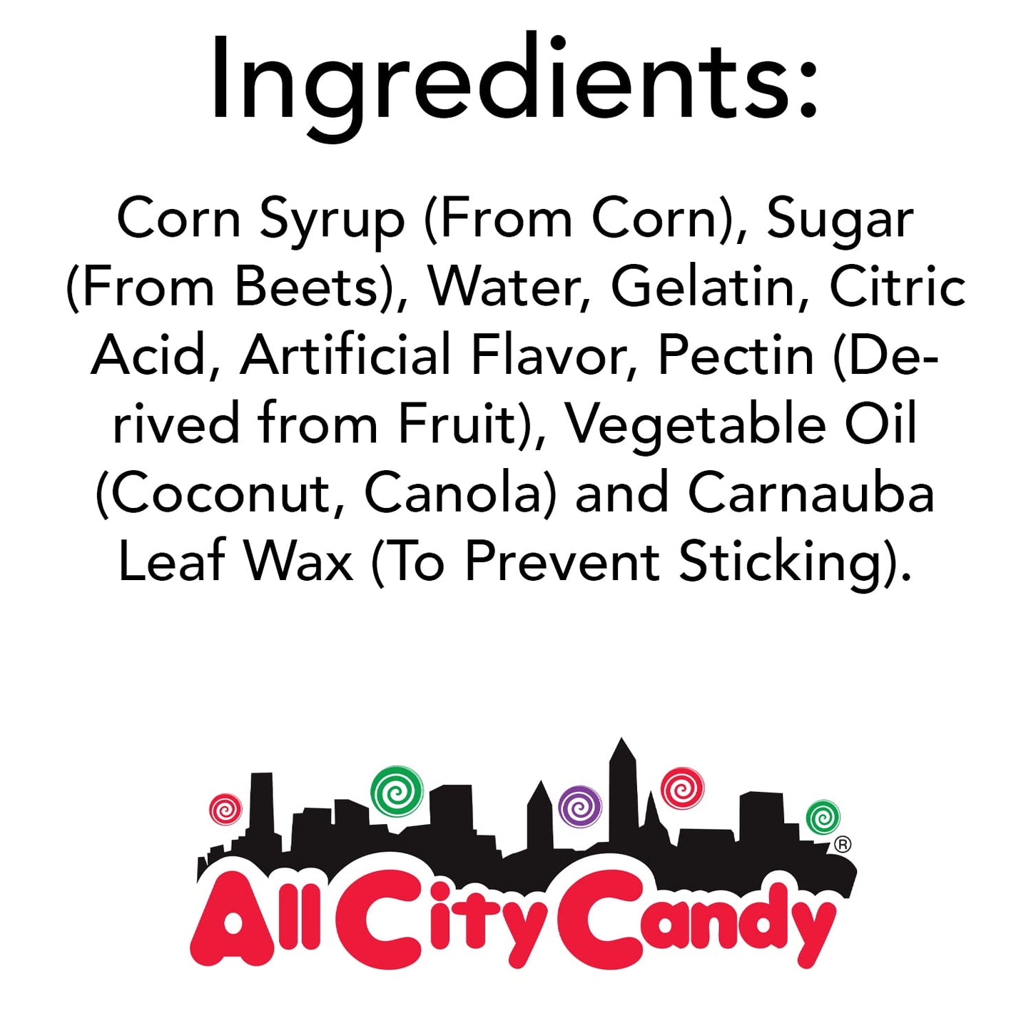 All City Candy Flavorful, Fresh & Soft 5 Pound Bulk Gummi Bear Candy Bags Individual Fruit Flavors World's Best Gummy Candy (Pineapple)