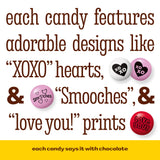 M&M’S Valentine's Day Chocolate Gift Bag, 2lb Red Pink White M&M'S with Messages, Bulk Valentine's Candy for Galentine’s Gifts, Party Favors, Candy