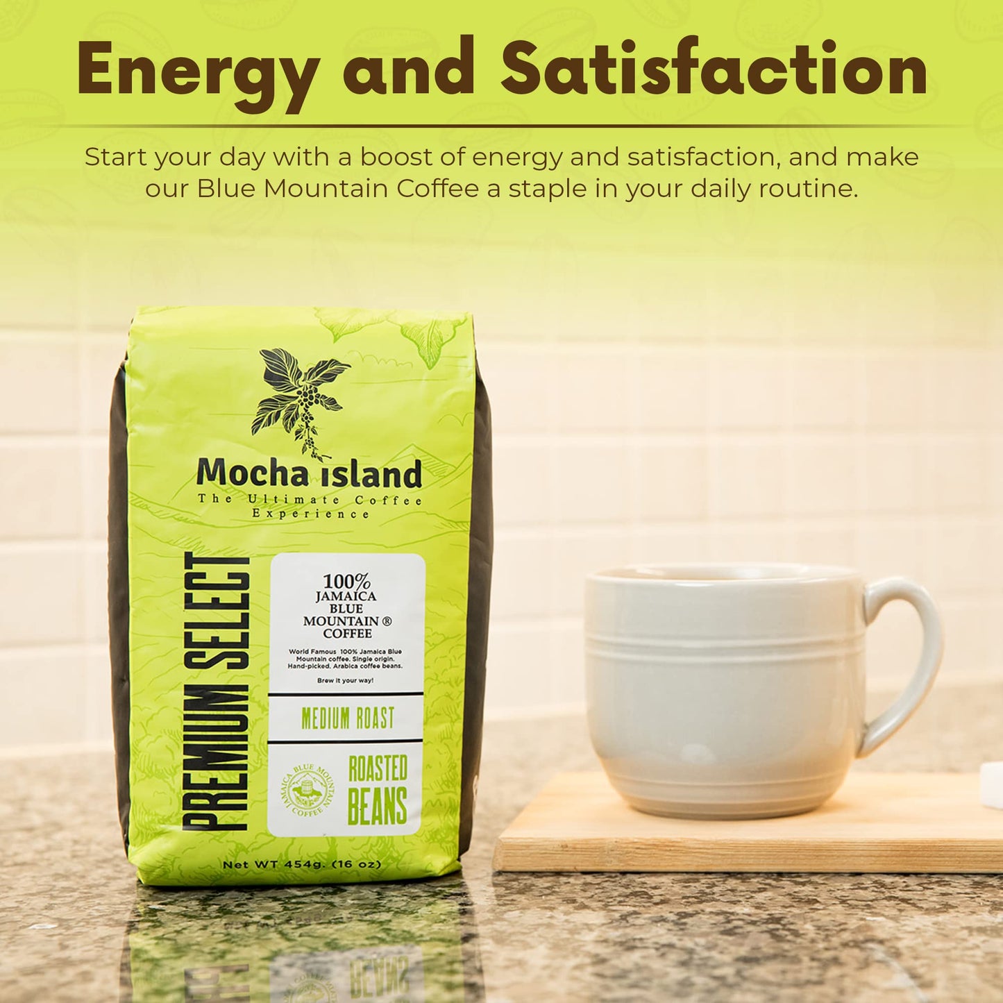 Mocha Island Coffee Jamaican Coffee Beans (1lb)