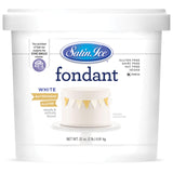 Satin Ice Fondant for Cake Decorating, White Buttercream (2 Pound)