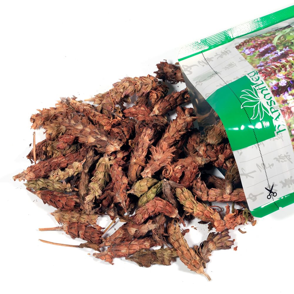 Hapsmiley Wild Prunella Spike Dried (xia ku cao/???), Self Heal (Prunella vulgaris L), Bulk (Cut and Sifted), Natural 100% Health Tea (2 Oz / 60g)