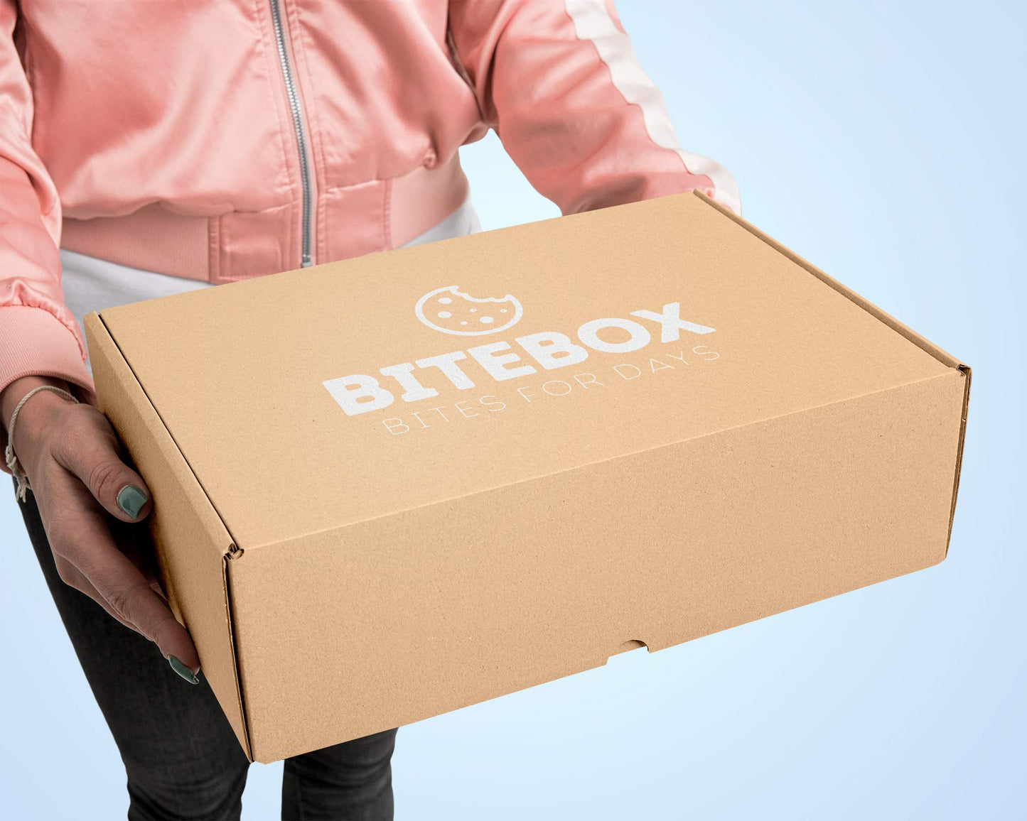 BITEBOX Snack Box (45 Count) Variety Pack Care Package Gift Basket Adult Kid Guy Girl Women Men Birthday College Student Office School Graduation