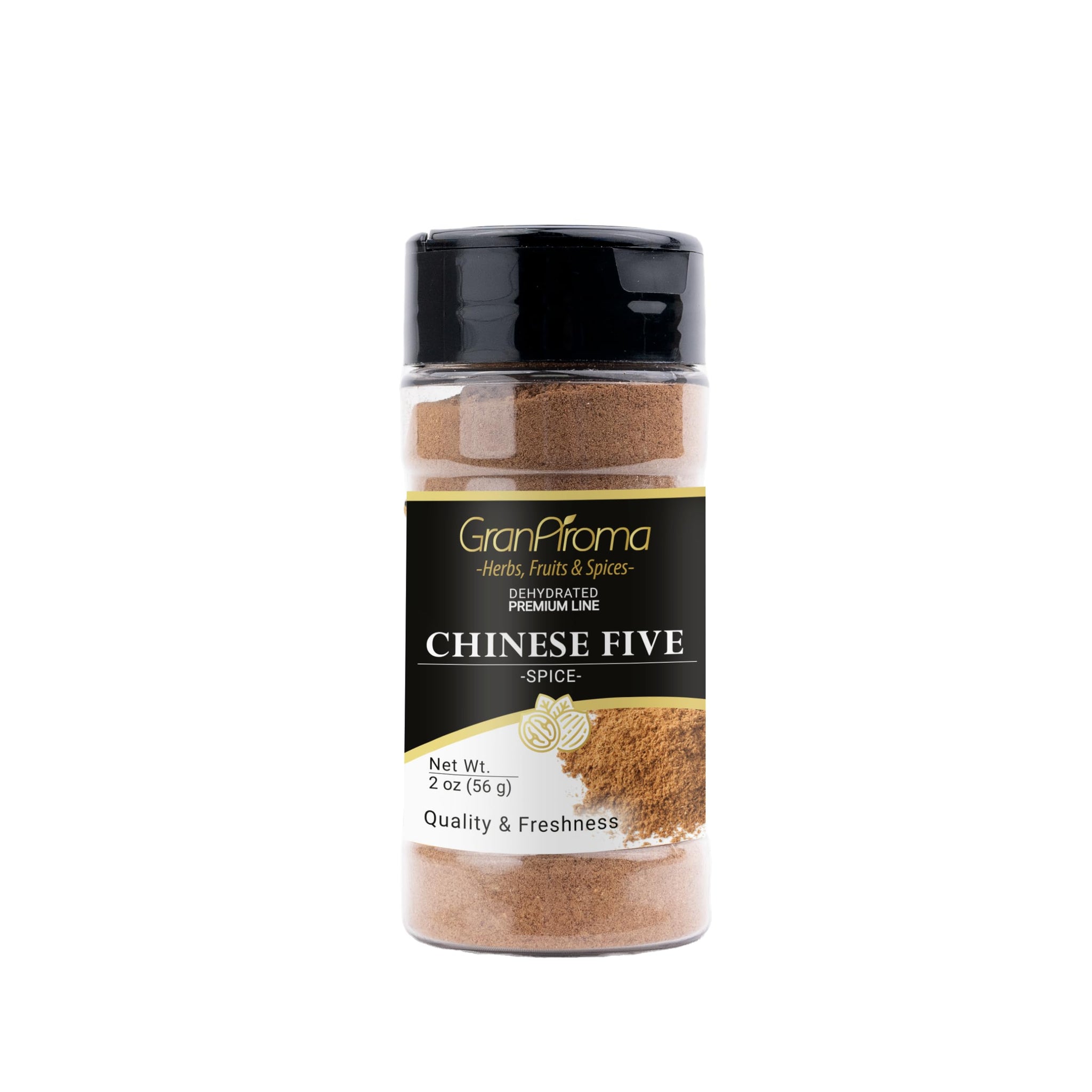 GranAroma Chinese Five Spice, Bold and Aromatic Flavor Profile, Seasoning for Stir-Fries, Roasted Meats, and Soups (2 Ounce)