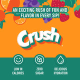 Crush- Powder Drink Mix - Sugar Free & Delicious (Pineapple, 72 Sticks)