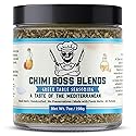 Chimi Boss Greek Table Seasoning, 7oz of Zest - All-Purpose Mediterranean Herb Blend for Chicken, Veggies, Lamb, Fish and More - All Natural Bold