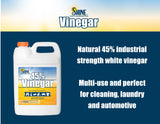 Energen of Carolina 45 Percent White Vinegar, 450 Grain Vinegar Concentrate, 1 Gallon of Natural Concentrated Industrial Vinegar, 1 Gallon (128 Fl oz