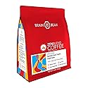 Brain Bean Zen-Blend Organic Coffee Whole Bean with Caprylic Acid MCT (C-8), A-GPC, L-Theanine & Ashwagandha Extract - Premium Grade Organic Coffee