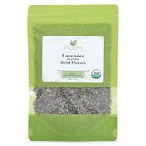 Biokoma Organic Lavender (Lavandula) Dried Flowers 50g (1.76oz) - Relax - DIY - Resealable Moisture Proof Pouch, USDA Organic Herbal Tea
