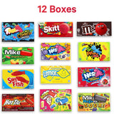Movie Theater Candy Variety Pack - Easter Candy Box of Milk Chocolate, Hard Candy, Gummies and More,12 Count