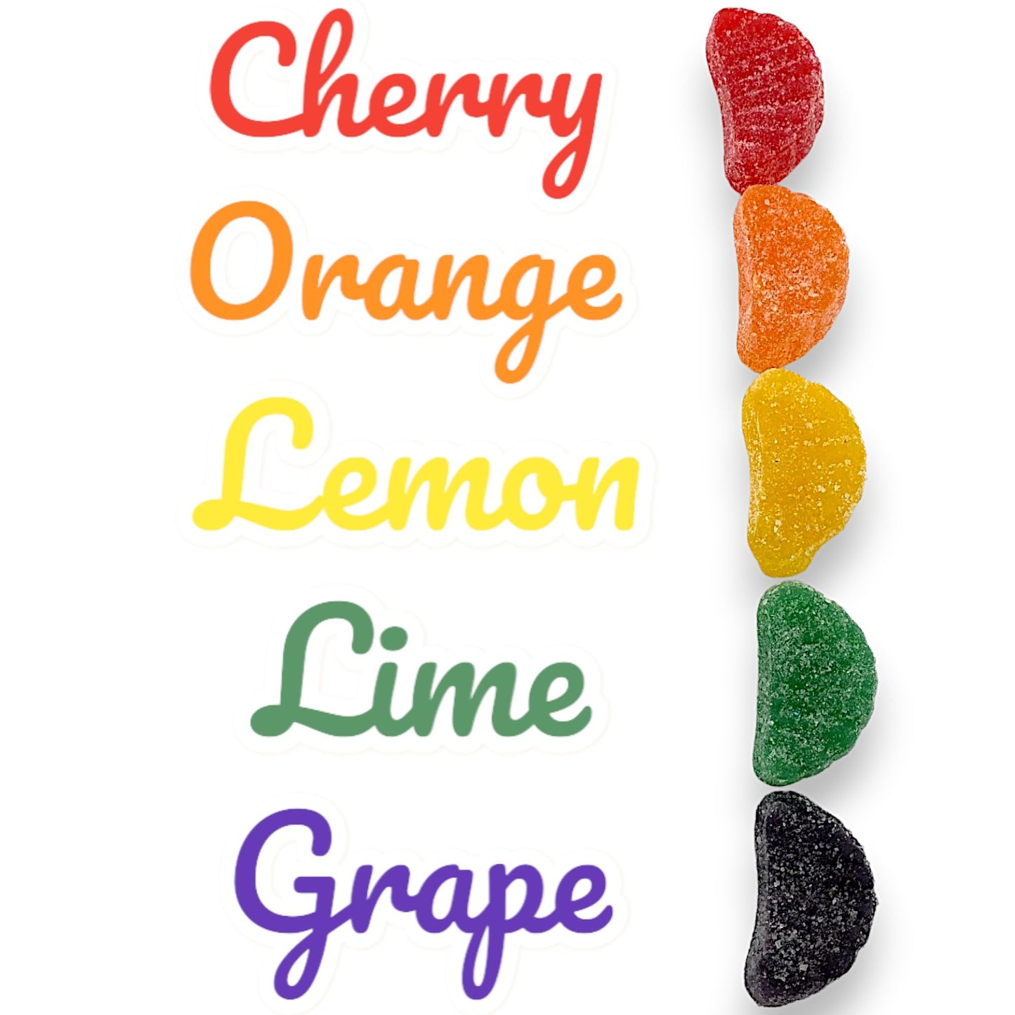 Premium Assorted Fruit Slices Jelly Candy-1.5 lbs Delicious and Sweet Sugar-Dusted Fruit Slice Candy- Ideal for Snacking, Gifting and Parties(24 oz)