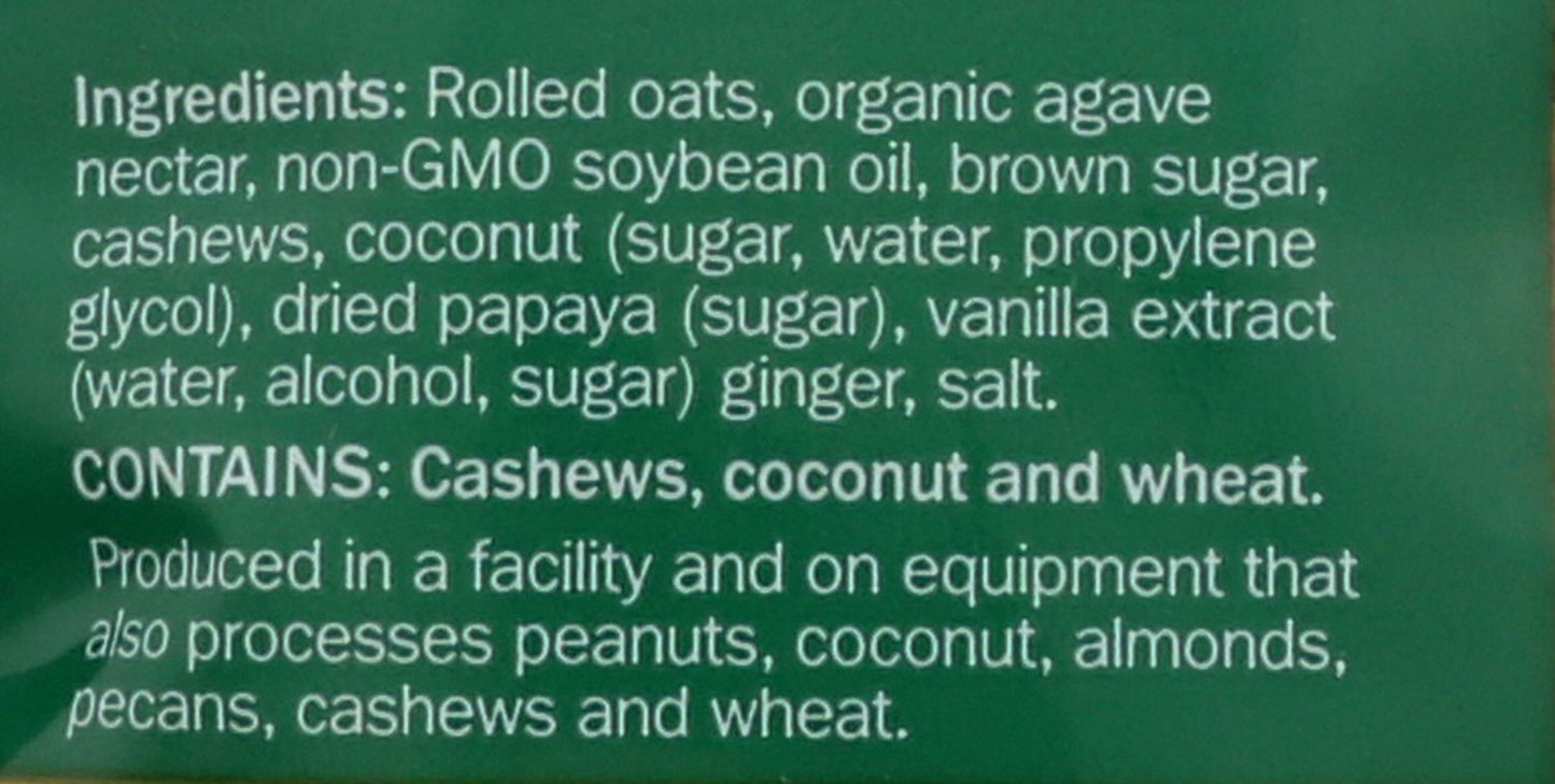 Milk & Honey Granola, Granola Papaya Cashew Mix Vegan, 16 Ounce