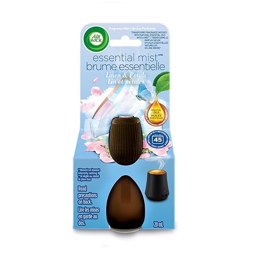 Air Wick Essential Oils Diffuser Mist Refill, Fresh Water Breeze, 1ct, Air Freshener