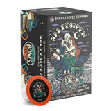 Bones Coffee Company Flavored Coffee Bones Cups Salty Siren Caramel Chocolate | 12ct Single-Serve Coffee Pods Compatible with Keurig 1.0 & 2.0 Keurig