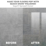 Quick Shine Multi Surface Floor Finish 64oz | Cleaner & Polish to use on Hardwood, Laminate, Luxury Vinyl Plank LVT, Tile & Stone | Safer Choice