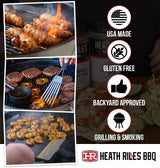 Heath Riles BBQ Cherry Apple Habanero BBQ Glaze - Rib Candy Apple Cherry Habanero, Sweet & Spicy Rib Glaze for Pork or Ham - 80+ BBQ Championships, 12