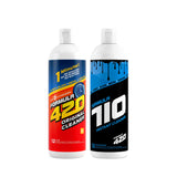 Formula 420 Variety Pack : 1 Bottle Glass Metal Ceramic Pipe Original Cleaner 12 Oz. & 1 Bottle Formula 710 Instant Cleaner 12oz (2 Bottles Total)