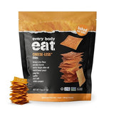 Every Body Eat Gluten Free Crackers, Cheese-Less - Healthy Snacks, Vegan Cheddar Style Crackers, Dairy Free, Seed Oil Free Snack Crackers (Pack of 2)